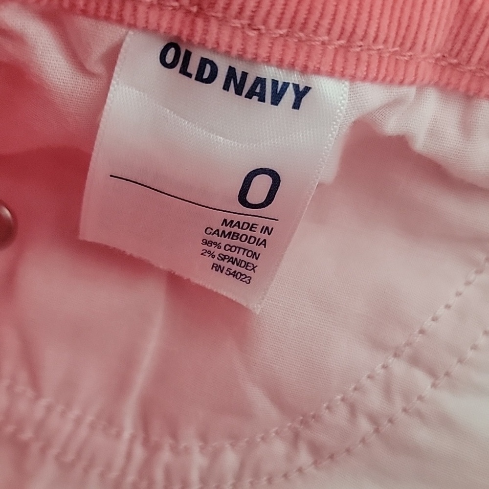 Old Navy Skinny Rock Star Cords in Beach Party Pink - Picture 8 of 10